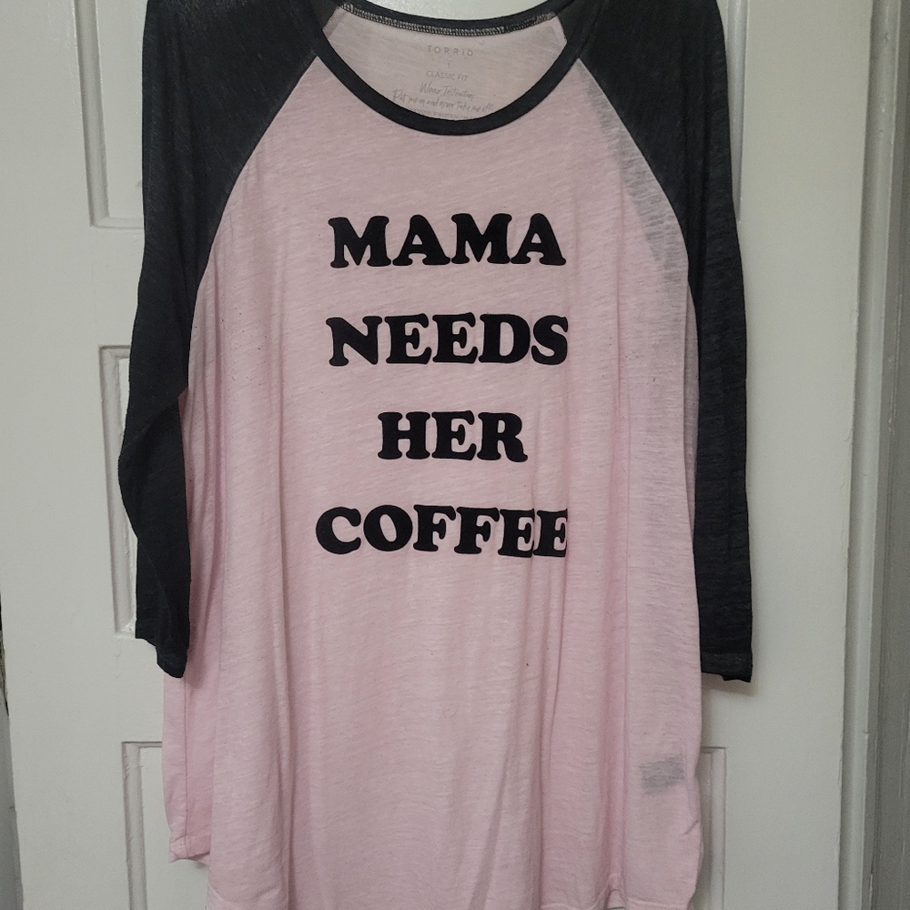 Mama Needs Her Coffee jersey shirt